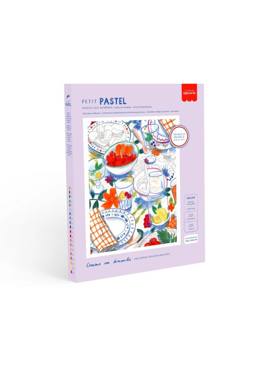 Coffret pastel au numéro - Petit Pastel - Comme un dimanche - La petite épicerie
