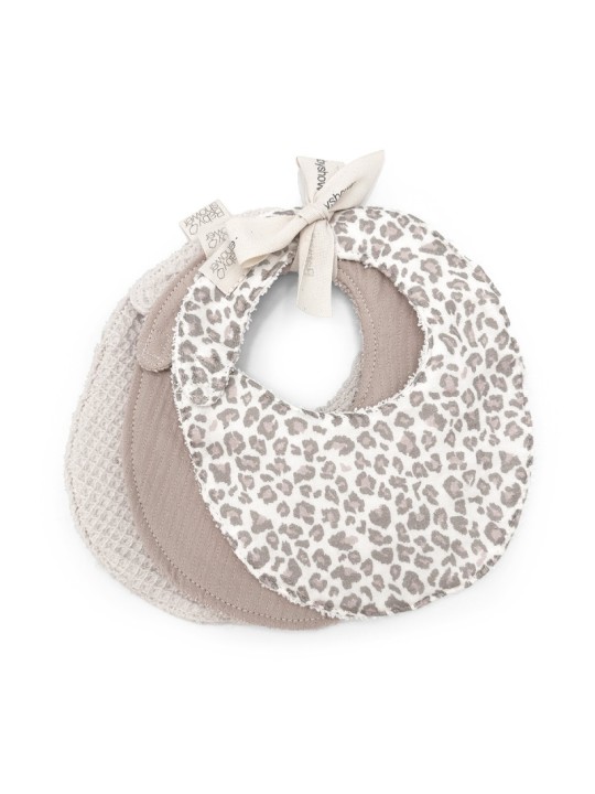 Set de 3 bavoirs - Léopard - BabyShower