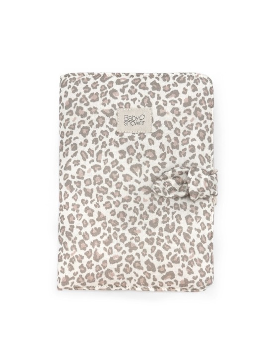 Protège carnet de santé - Léopard - BabyShower