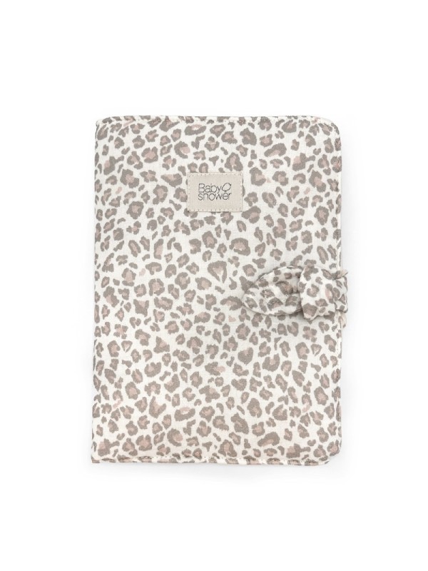 Protège carnet de santé - Léopard - BabyShower