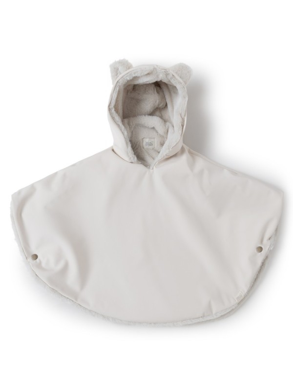 Poncho polaire teddy neop crème - BabyShower
