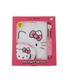 Ensemble Hello Kitty comprenant un carnet A5 tout doux, un porte-monnaie et un stylo - Mr Wonderful