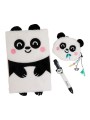 Ensemble carnet A5 + porte-monnaie + stylo effaçable - Panda - Mr Wonderful