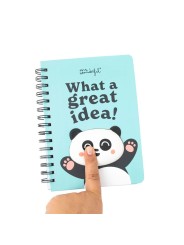 Cahier A5 panda 3D tout mou - Quelle super idée ! - Mr Wonderful