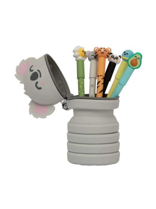 Lot de 6 stylos effaçables Bo-Bo originaux + trousse en silicone koala - Mr Wonderful
