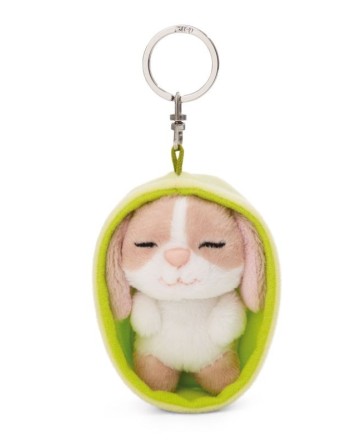 Porte-clés Sleeping Pets Lapin nid Vert  - NICI