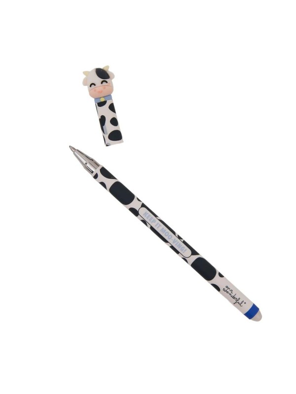Stylo effaçable Bo-Bo – Vache - Mr Wonderful