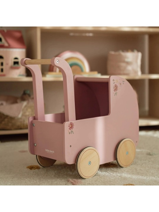 Landeau pour bébé en bois - Little Dutch
