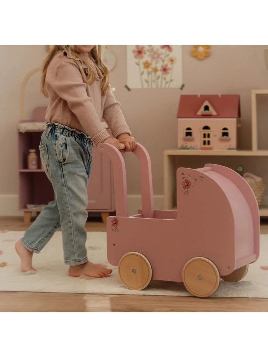 Landeau pour bébé en bois - Little Dutch
