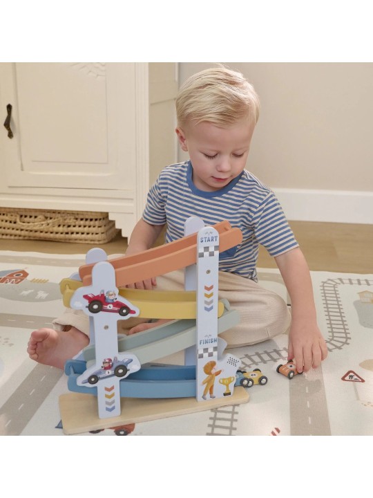 Circuit de voiture en bois - Little Dutch