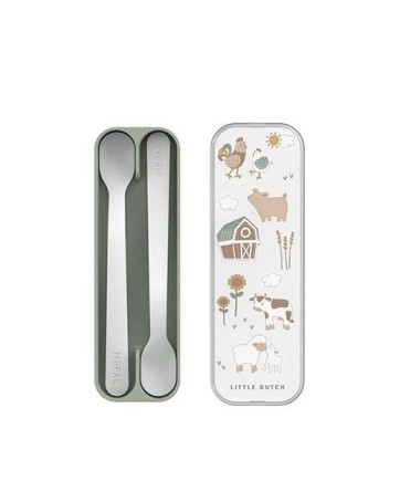 Set de cuillères pour bébé - Little Farm - Little Dutch