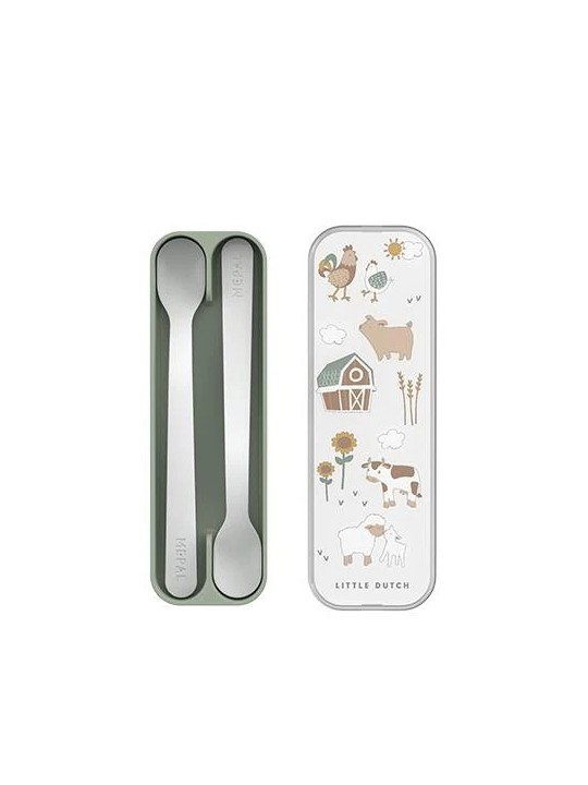 Set de cuillères pour bébé - Little Farm - Little Dutch