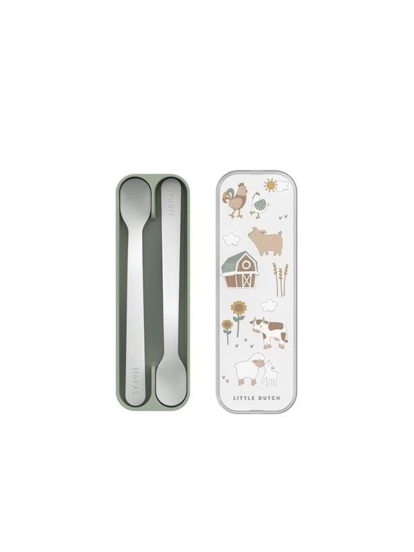 Set de cuillères pour bébé - Little Farm - Little Dutch