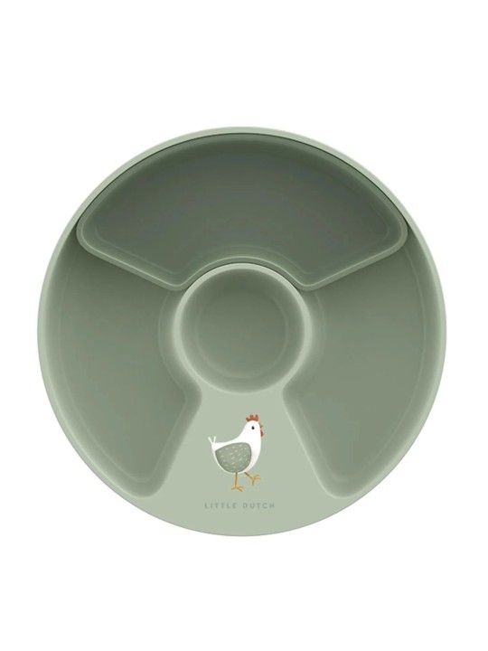 Assiette compartimentée - Little Farm - Little Dutch
