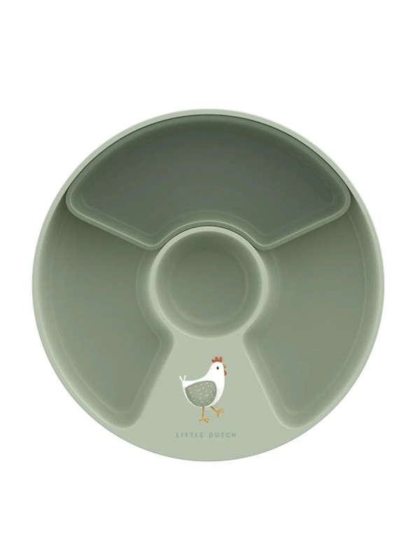 Assiette compartimentée - Little Farm - Little Dutch