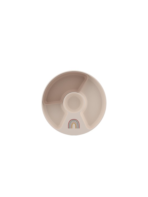 Assiette compartimentée - Sunshine & Rainbow - Little Dutch