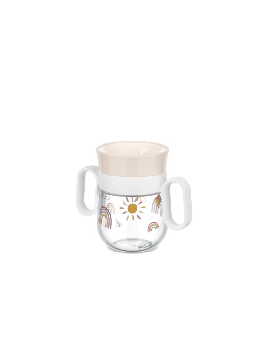 Tasse d'apprentissage 360° Mio 200ml - Sunshine & Rainbow - Little Dutch
