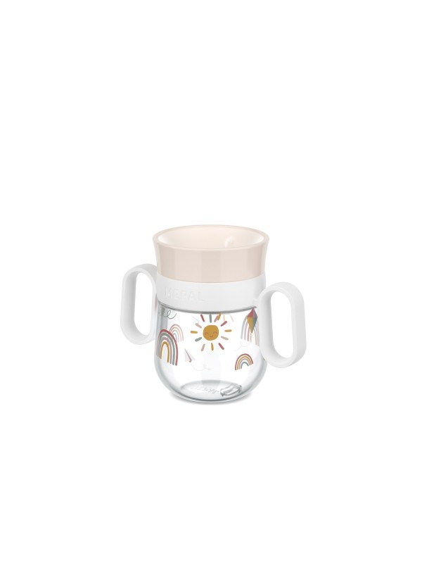 Tasse d'apprentissage 360° Mio 200ml - Sunshine & Rainbow - Little Dutch