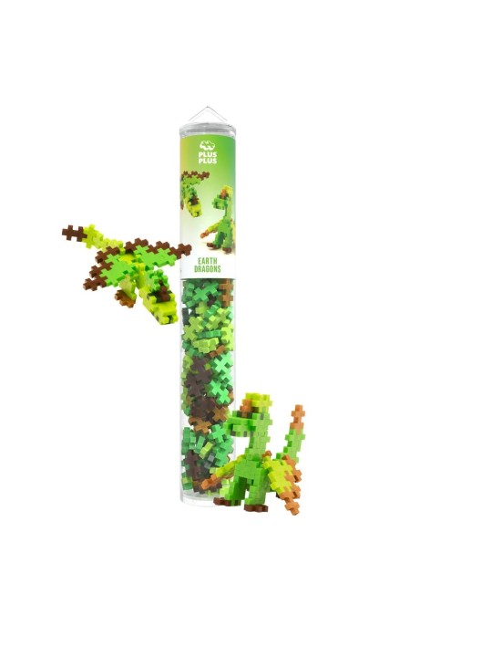 Tube Earth Dragons – 100 Pcs - Plus Plus