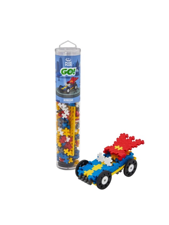 Big tube Hero Car – 240 Pcs - Plus Plus
