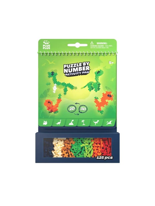 Bloc d’activité – Dino – 125 Pcs - Plus Plus