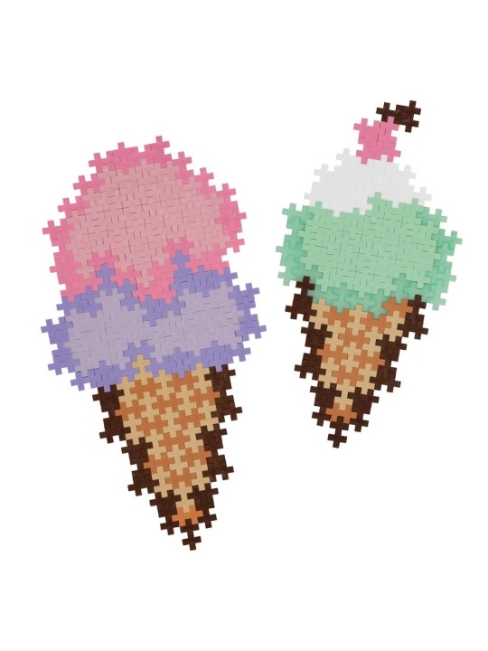 Puzzle Cornet de Glaces – 250 Pcs - Plus Plus