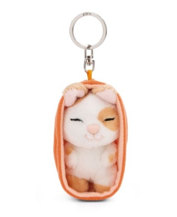 Porte-clés Sleeping Pets Lapin nid Orange  - NICI