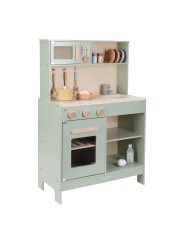 Cuisine en bois verte - Little Dutch