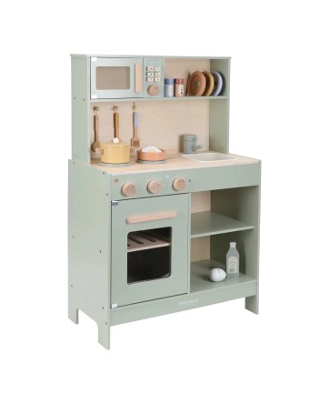 Cuisine en bois verte - Little Dutch