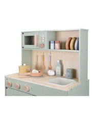 Cuisine en bois verte - Little Dutch