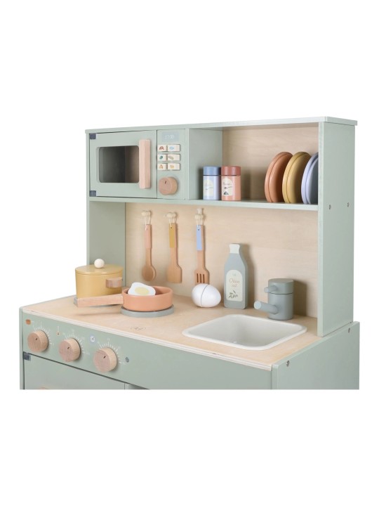 Cuisine en bois verte - Little Dutch