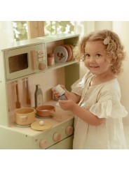 Cuisine en bois verte - Little Dutch