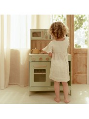 Cuisine en bois verte - Little Dutch