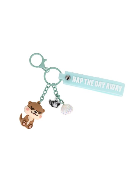 Porte-clés avec breloque - Loutre paresseuse - Mr Wonderful