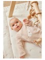Pyjama bébé en velours beige Bali - Noukie's