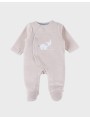 Pyjama bébé en velours beige Bali - Noukie's