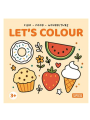 Let's colour - Nourriture - Sassi