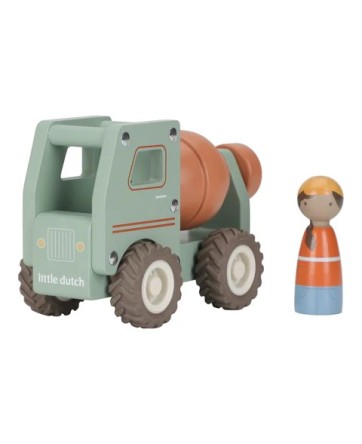 Camion de ciment en bois  - Little Dutch
