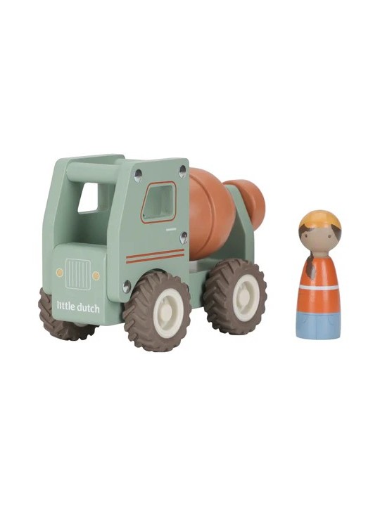 Camion de ciment en bois  - Little Dutch