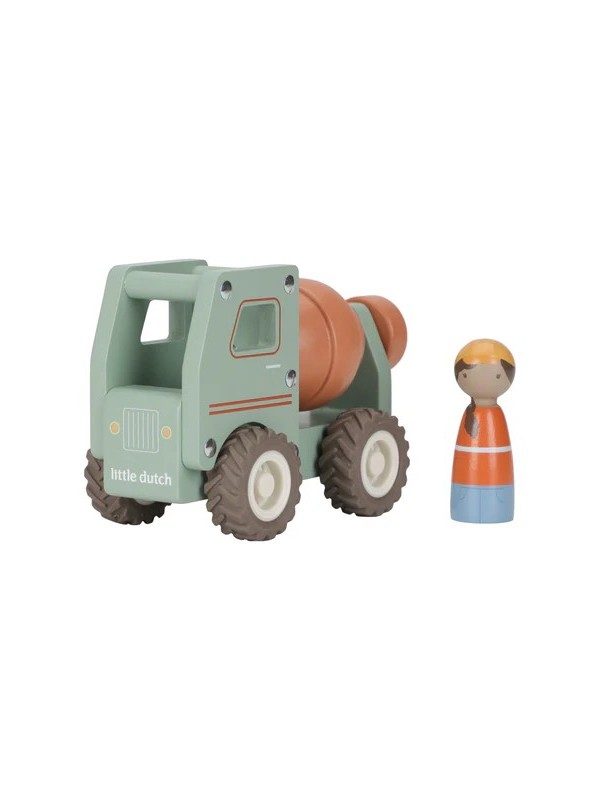 Camion de ciment en bois  - Little Dutch