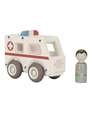 Ambulance en bois   - Little Dutch