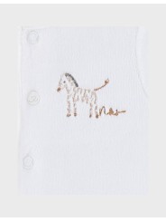 Lot  de 2 pyjamas bébé en velours zèbre - Noukie's