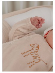 Lot  de 2 pyjamas bébé en velours zèbre - Noukie's