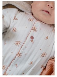 Pyjama bébé en coton fleurs - Noukie's