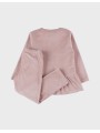 Pyjama en velours 2 pièces rose souris - Noukie's