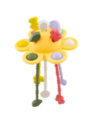 JOUET D'ÉVEIL LUNE JAUNE - Ulysse couleurs d'enfance