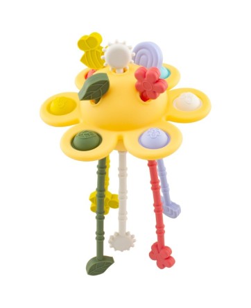 JOUET D'ÉVEIL LUNE JAUNE - Ulysse couleurs d'enfance