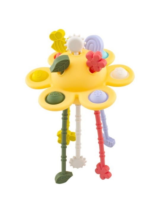 JOUET D'ÉVEIL LUNE JAUNE - Ulysse couleurs d'enfance