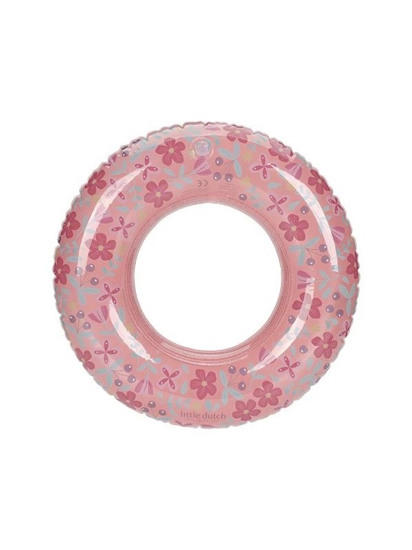 Bouée de natation Fleurs Roses 50 cm - Little Dutch