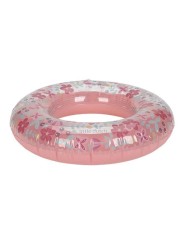 Bouée de natation Fleurs Roses 50 cm - Little Dutch